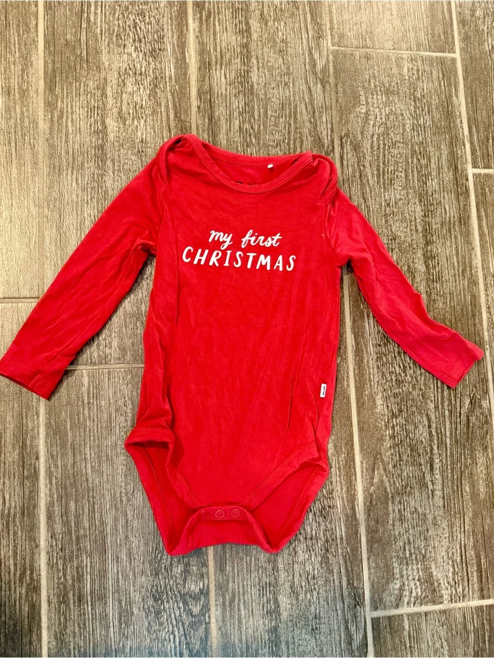 Little Sleepies Christmas onsie